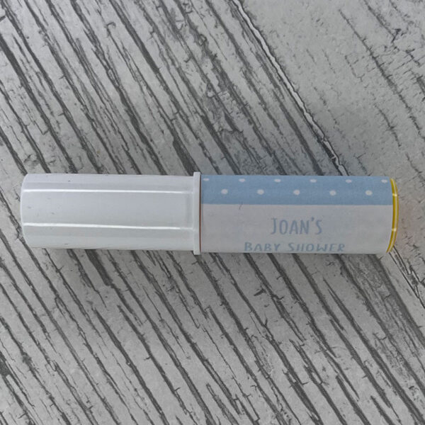 Personalised Baby Shower Candy Lipsticks (Blue) - Image 2