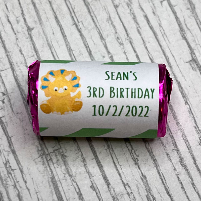 Personalised Child Dinosaur Theme Love Hearts - Image 2
