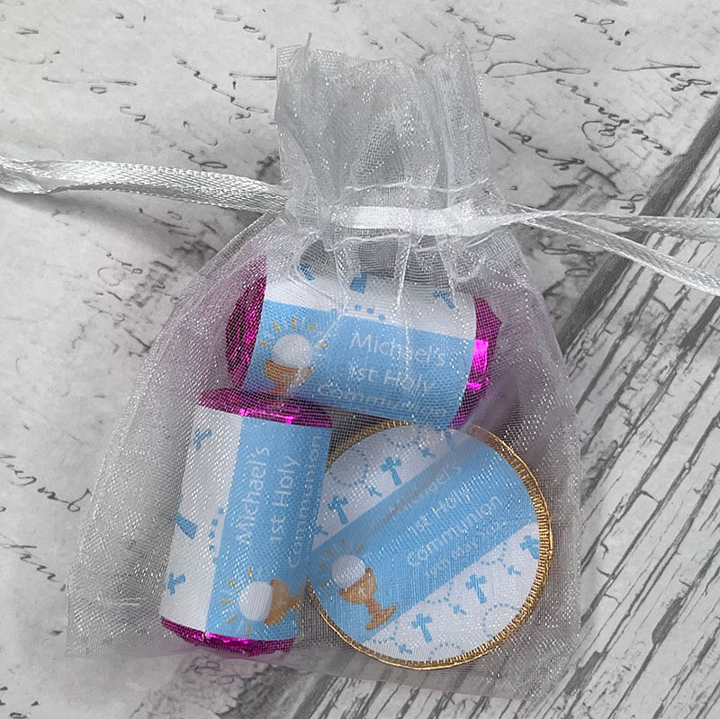 Personalised Communion Organza Bag
