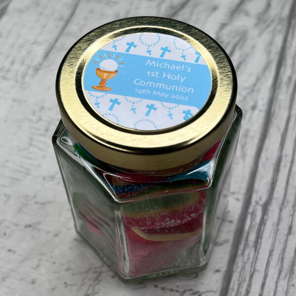 Personalised Communion Sweet Jar – Enchanted Gift Shop