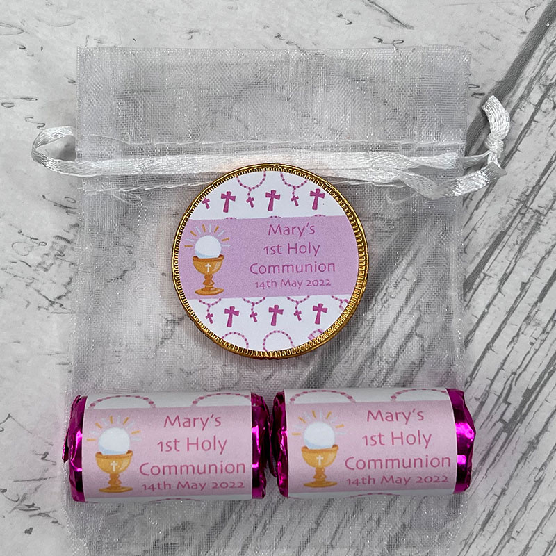 Personalised Communion Organza Bag - Image 4