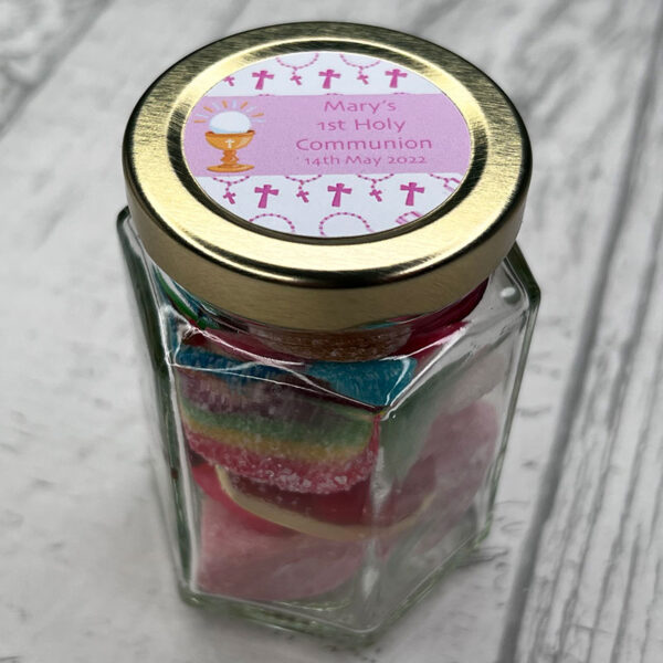 Personalised Communion Sweet Jar – Enchanted Gift Shop