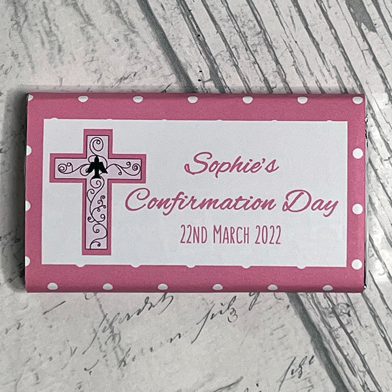 Personalised Confirmation Chocolate Bar - Image 2