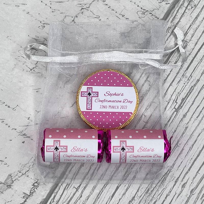 Personalised Confirmation Organza Bag - Image 2