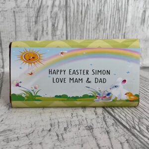 Personalised Easter Chocolate Bar