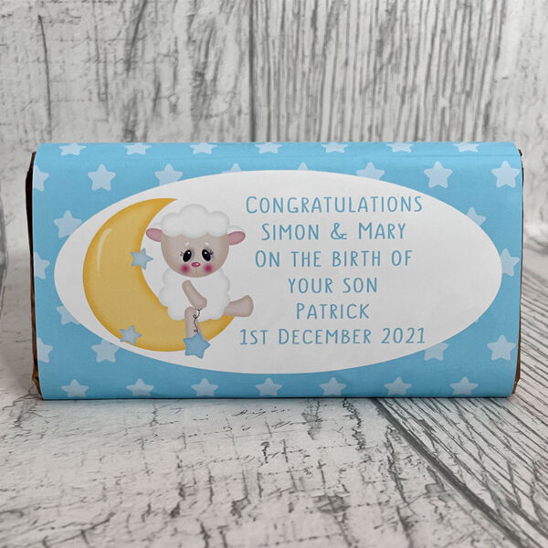 Personalised New Son Chocolate Bar
