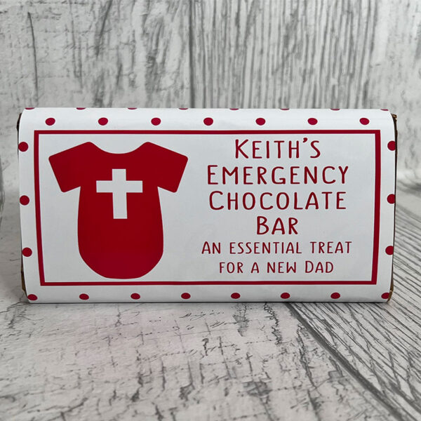 Personalised Emergency Chocolate Bar