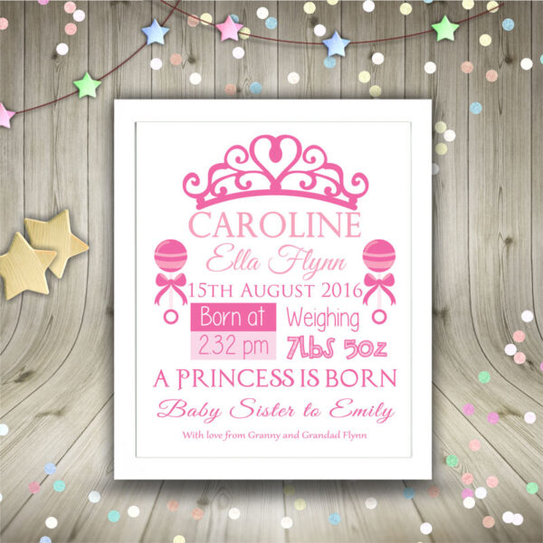 Framed Print - A Princess Is Born