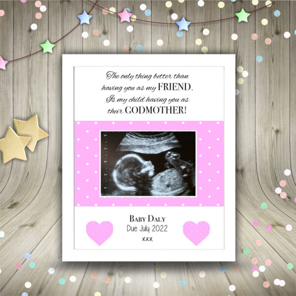 Framed Print - To Godmother (Friend) from Bump