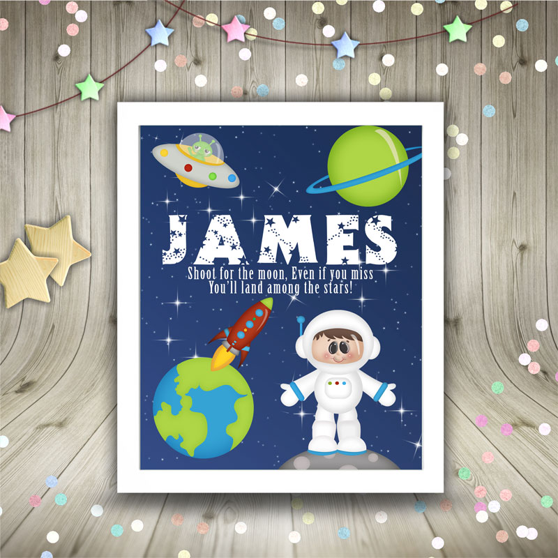 Framed Print - Astronaut Boy