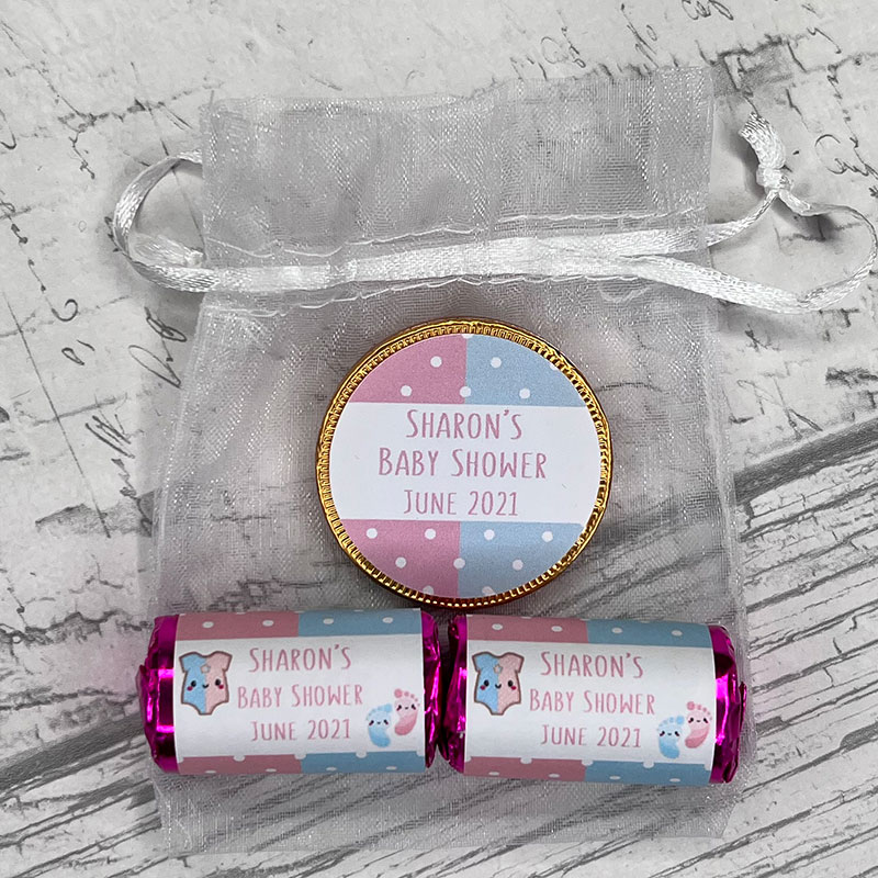 Personalised Baby Shower Organza Bag - Image 2