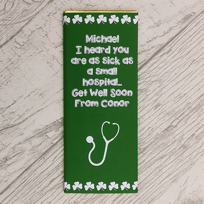 As They Say In Ireland - Get Well Soon Bar