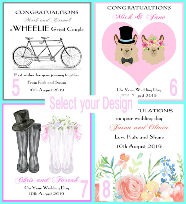 Wine Bottle Label - Wedding - Image 3