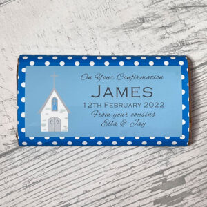 Personalised Chocolate Bar - Confirmation Church