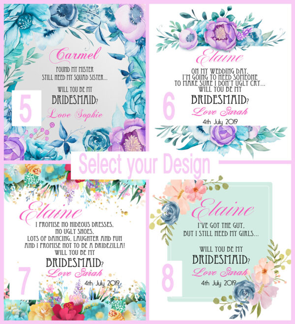 Bridesmaid Gift - Greeting Card - Image 3