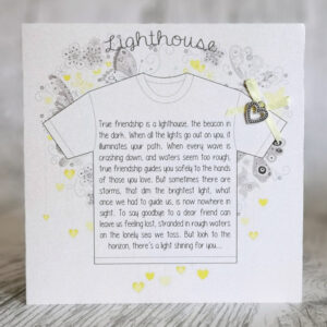 Heart on my Sleeve - Lighthouse - Greeting Card
