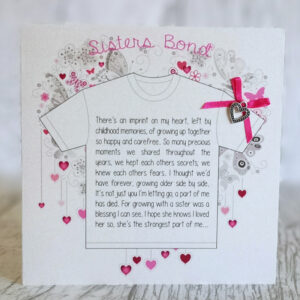 Heart on my Sleeve - Sisters Bond - Greeting Card