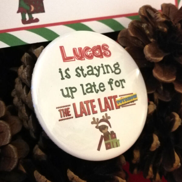 Late Late Show Badge and Certificate Set - Image 2