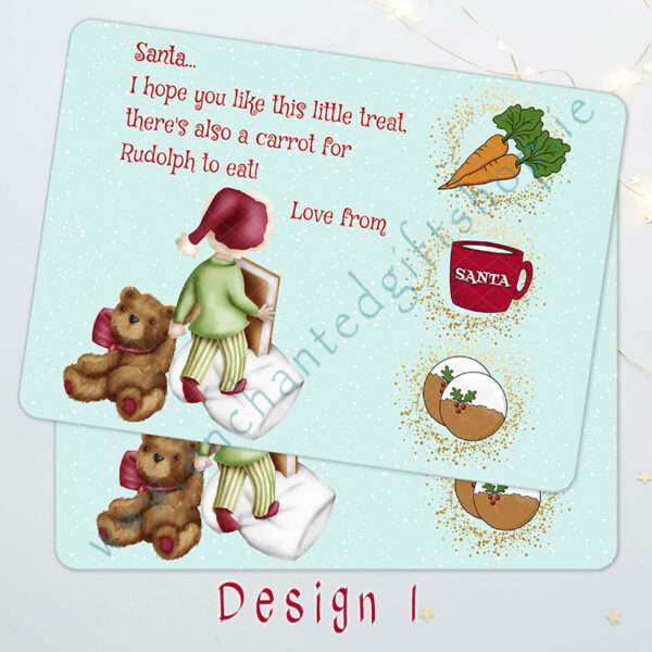Santa and Rudolph Treat Tray - Image 2