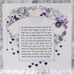 Heart on my Sleeve - Perfect Care - Greeting Card