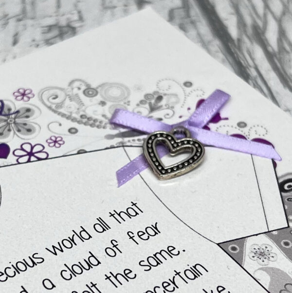 Heart on my Sleeve - Perfect Care - Greeting Card - Image 2
