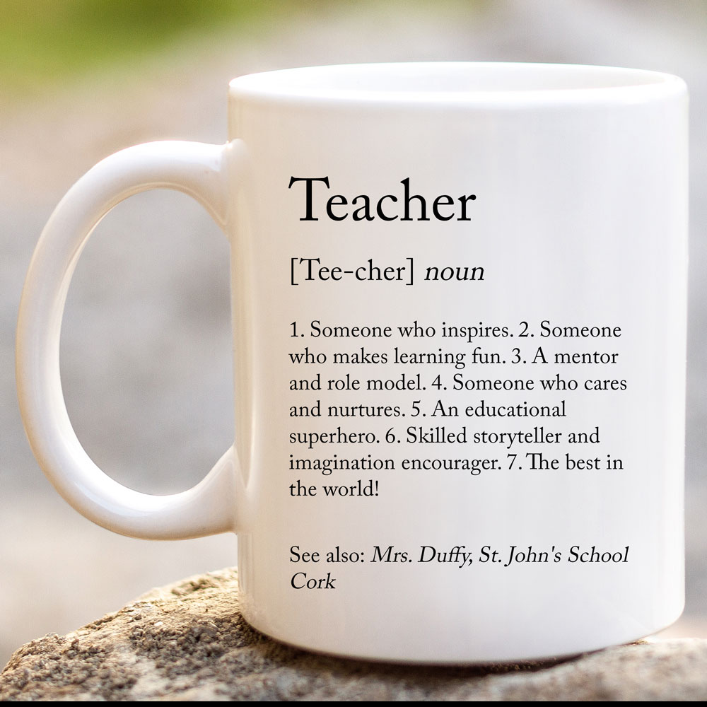 Personalised Mug Teacher Dictionary Definition Enchanted Gift Shop