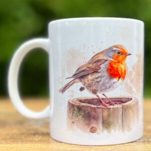 Remember Me Robin Printed Mug Design 1