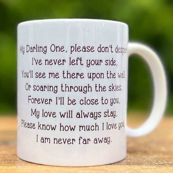 Remember Me Robin Printed Mug Design 2 - Image 2