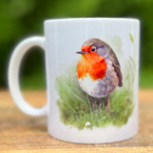 Remember Me Robin Printed Mug Design 3