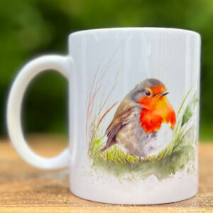Remember Me Robin Printed Mug Design 4