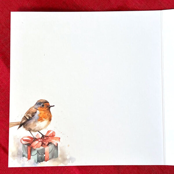 Remember Me Robin Eco Friendly Greeting Card Design 7 - Image 2