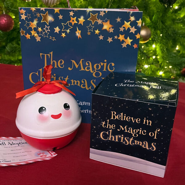The Magic Christmas Bell Children's Book and Bell