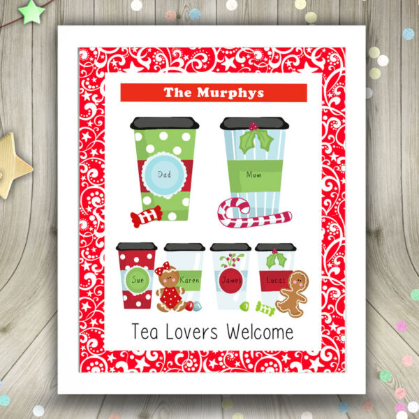 Framed Print – Tea Lovers Welcome