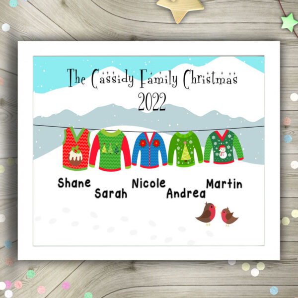 Framed Print – Christmas Jumpers