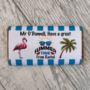 Personalised Have A Great Summer Teacher Chocolate Bar