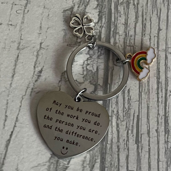 Teacher Keyring With Charms