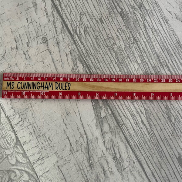 Personalised Teacher Rules Ruler - Image 2