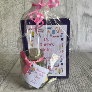 Personalised Teacher Notebook and Sweets