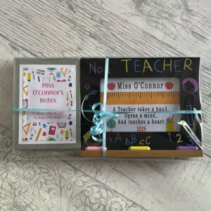 Personalised Teacher Notebook and Picture Frame