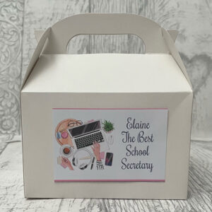 Personalised School Secretary Fillable Treat Box