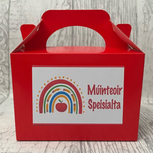 Personalised Teacher Rainbow Fillable Treat Box