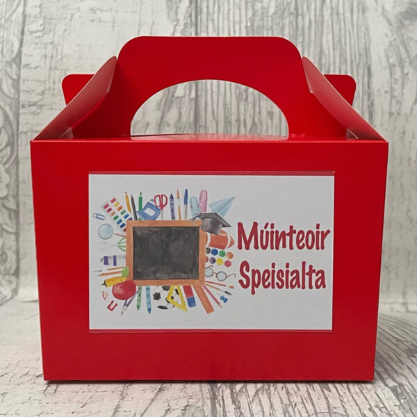 Personalised Teacher Blackboard Fillable Treat Box