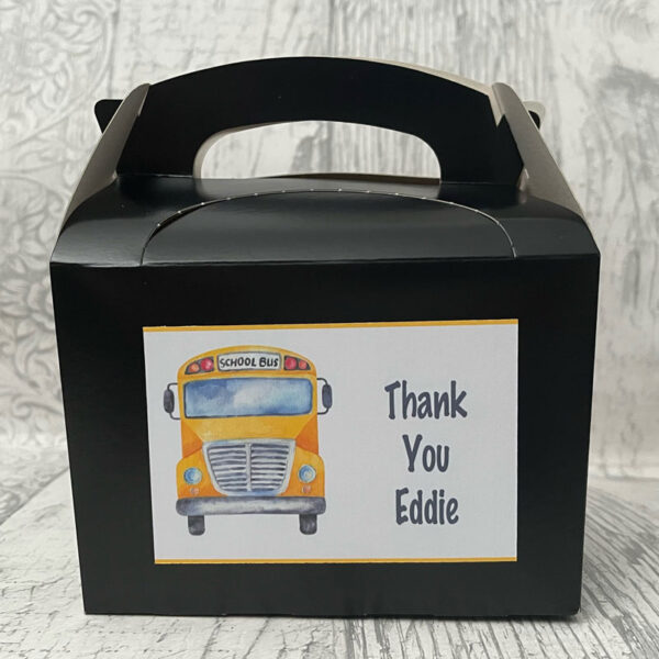 Personalised Bus Driver Fillable Treat Box