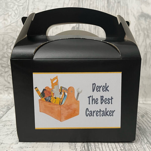 Personalised Caretaker Fillable Treat Box