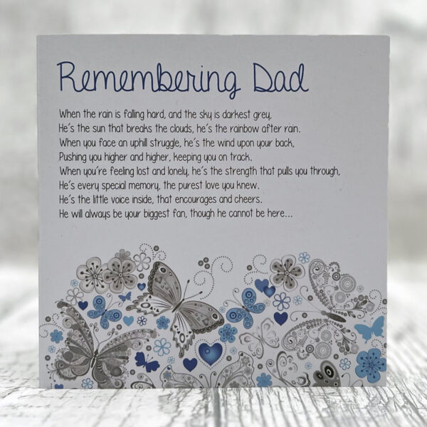 Remembering Dad Eco Friendly Greeting Card