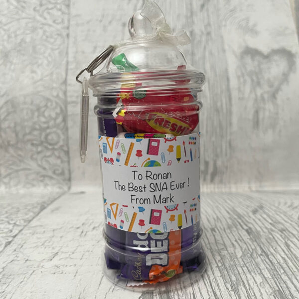 Personalised SNA Sweet Jar and Keyring